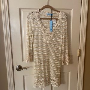 Metallic Gold swim Cover-up